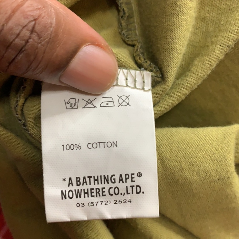 A Bathing Bape Women Split TShirt Camo/Black (M) - Picture 13 of 14